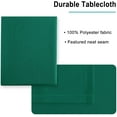 thumbnail image 5 of Hiasan Christmas Emerlad Green Tablecloth for Rectangle Tables - Waterproof Washable Oblong Table Cloth for Dining Kitchen and Outdoor Use, 54 x 80 Inch, 5 of 7