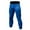 Blue, variant on Men's Compression Pants Tights Leggings Sports Baselayer Running Athletic Workout Active (Black,L)