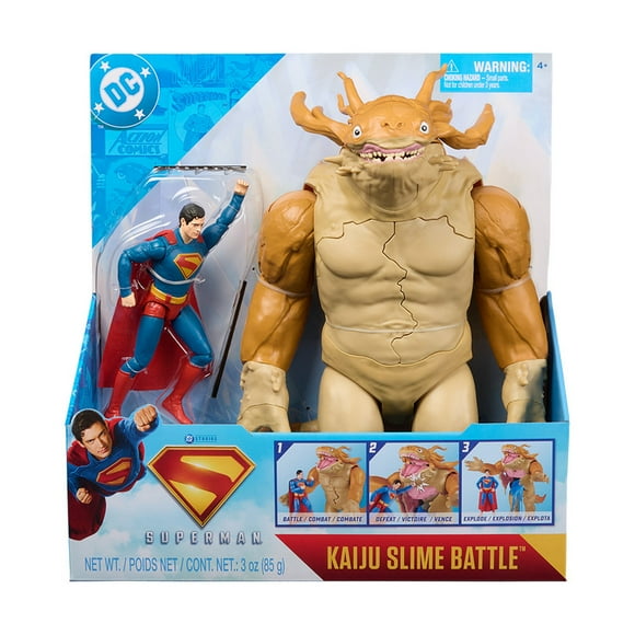 Set de Figuras Superman Película Batalla Kaiju 2 Piezas