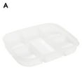 thumbnail image 4 of 2/1pcs Divided Serving Tray With Lid, 5 Compartment for Party Platter, Snackle Box Container, Veggie Tray, Vegetable Storage Square Relish Serving Platter, 4 of 4