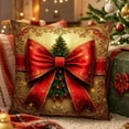 thumbnail image 6 of Christmas Pillow Covers for Decorations Indoor Christmas Pillow Cover Festival Decorative Linen Pillow Christmas Gifts 18x18", 6 of 7