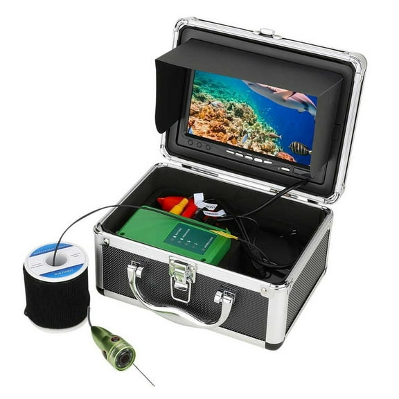 Underwater Fishing Camera 1000TVL 6W IR LED Fish Finder With 7Inch Color Monitor 10M 15M 20M 30M For Ice Sea Fishing
--------
Waterproof Underwater Fish Finder