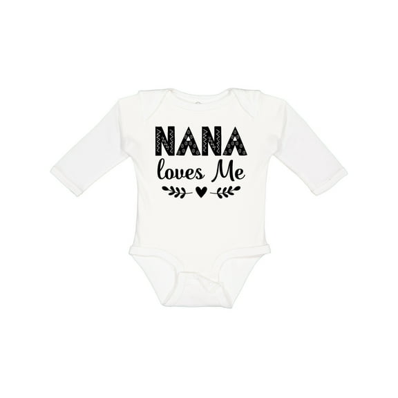 Inktastic Nana Baby Girl Clothes Girls Long Sleeve Baby Bodysuit