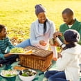 thumbnail image 6 of Whale Extra-Large Canvas Picnic Mat for Outdoor Beach Camping - Waterproof, Foldable & Portable - Family Size Rug with Carry Handle & Corner Loops for Easy Setup - 200x150cm, 6 of 6