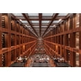 thumbnail image 2 of Cuomo, Massimo 24x17 Black Ornate Wood Framed with Double Matting Museum Art Print Titled - Library in Berlin, 2 of 4