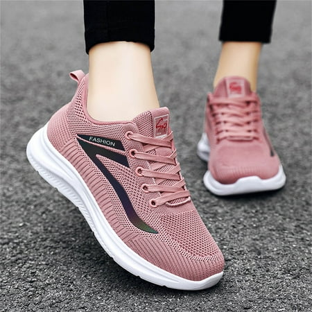

Fashion Autumn Women s Sneakers Flat Lightweight Round Toe Lace Up Mesh Breathable Simple Style Winter Hiking Sneakers Women Animal Print Sneakers for Women Lace up Rhinestone Sneakers for Women Flat