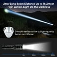 thumbnail image 7 of 2Pack Garberiel 5Modes L2 Super-Bright LED Flashlight USB Rechargeable Tactical Torch w/Battery&USB Charger for Emergencies, Camping, Hiking,Cycling, 7 of 7