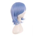 thumbnail image 3 of LinYooLi Perruque Cosplay en Fibre Synthétique 16 Pouces/40 cm (Blanc/bleu Azure), 3 of 4