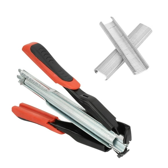 Cergrey C-type Clip Installation Equipment Tool Hog Cage Rings Pliers with Ring for Animal Fence,Hog Ring Pliers, Rings Pliers