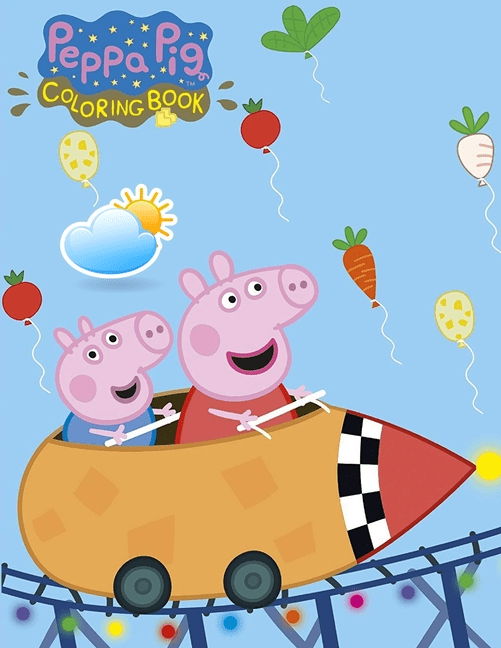 peppa pig coloring book peppa pig coloring books for kids. 25 Pages