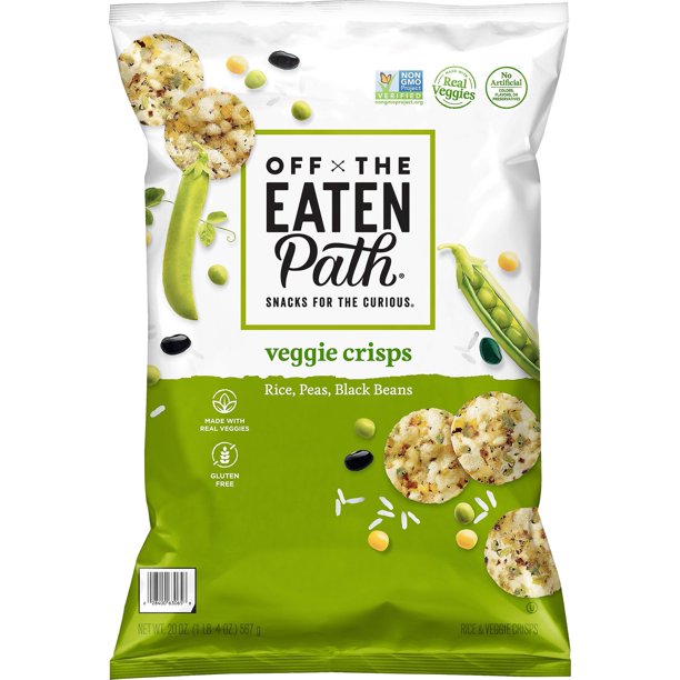 Off the Eaten Path™ Rice, Peas, Black Beans Veggie Crisps 20 oz. Bag