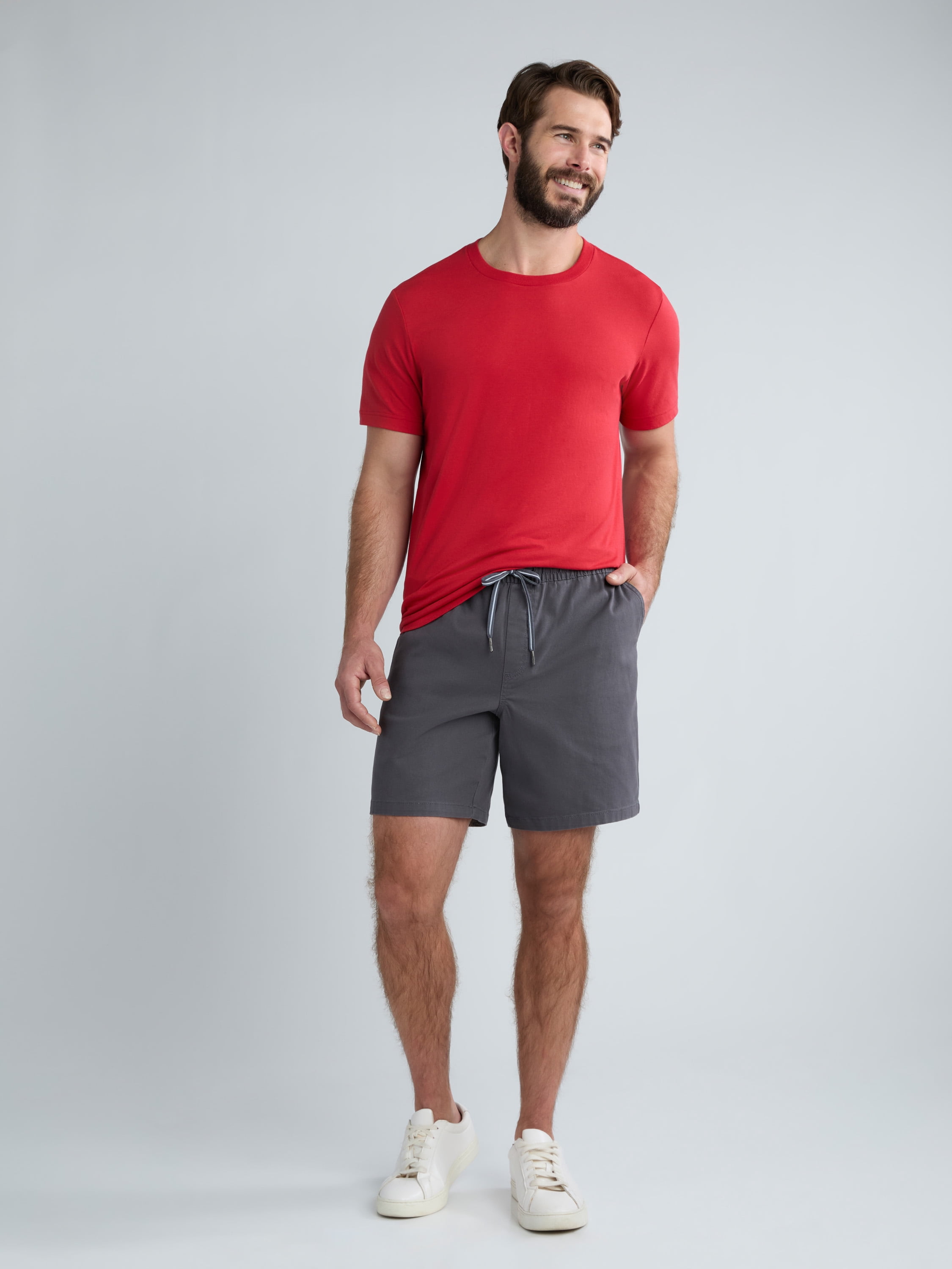 George Men's & Big Men's Classic Fit 3-Pack Crewneck Tee with Short Sleeves, Sizes XS-3XL