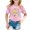 00-Pink#175, variant on Kiijoy Girls Back-To-School T Shirt Graphic Short Sleeve Crew Neck T-Shirt,Black,Sizes 2-3