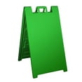 thumbnail image 2 of Plasticade Signicade Portable Folding Sidewalk Double Sided Sign, Green (4 Pack), 2 of 2