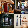 thumbnail image 5 of Halloween Skull Windsock Decoration, Halloween Decorative Lights Skull Skeleton Lanterns, 5 of 5