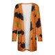 thumbnail image 4 of Abrigo estampado a la moda para mujer, cárdigan de manga larga, blusa informal holgada, Tops Pompotops qwe21040, 4 of 5