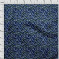 thumbnail image 4 of oneOone Velvet Blue Fabric Abstracts Craft Projects Decor Fabric Printed By The Yard 58 Inch Wide, 4 of 4