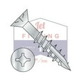 thumbnail image 2 of 8-11 x 1 1/4" Deep Thread Wood Screws | Flat Square-Phillips with Nibs | Type 17 Pt | 2/3 Thread Partially Threaded | Steel | Zinc (Quantity: 7500), 2 of 3