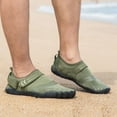 thumbnail image 5 of Needbo Men's Water Sneakers Beach Shoes Barefoot Surfing Shoes Army Green Size 12, 5 of 7