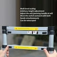 thumbnail image 4 of Stair, Collapsible Extension Ladder 330.7 Lb Bearing Capacity Portable Aluminum Alloy 2m  for Decoration, 4 of 7