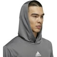 thumbnail image 2 of HI5116 Adidas Stadium Heat.Rdy Mens Longsleeve Hoodie Grey/White XL, 2 of 6