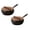 A 2Pack, variant on 2Pcs Uncoated Thick Japanese Cookware 9.5 In Multifunctional Non Stick Wok With Lid & Non-Stick Pan
