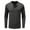 Z1 Gray, variant on Erwazi Mens Casual Long Sleeve Henley Shirts Fashion Button T Shirts with Pocket