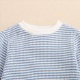 thumbnail image 6 of zuwimk Newborn Baby Girl Boy Knitted Romper Sweater Long Sleeve Knit Oversized Bodysuits Sweatshirt Fall Winter Clothes (12-18 Months,Light Blue), 6 of 9