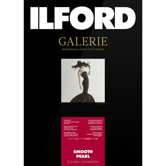 Ilford GALERIE Prestige Smooth Pearl Inkjet Paper, 310 gsm, 5x7", 100 Sheet Pack