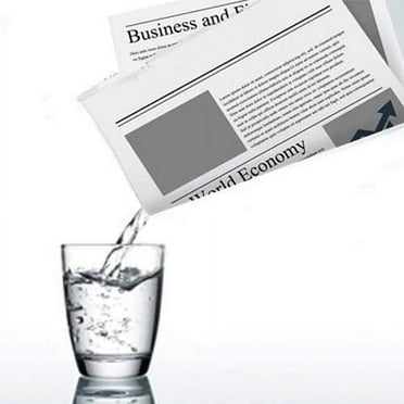 MilesMagic Magician's Appearing And Disappearing Liquid from Newspaper Gimmick Prop Magic Trick