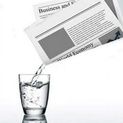 MilesMagic Magician's Appearing And Disappearing Liquid from Newspaper Gimmick Prop Magic Trick
