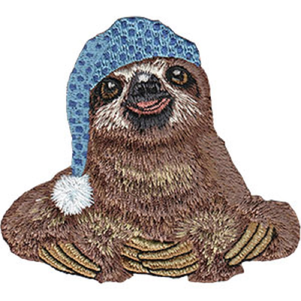 Good Morning Coffee Sloth Iron On Patch On Shirt On Jacket Vest New 