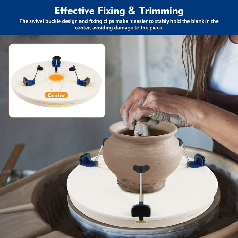 Ceramic Art Adjustable Pottery Trimming Repair Tool Machine Turntable Clamp  Tool