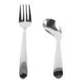 thumbnail image 2 of MIANGASTORE 1 Set Curved Spoon Disabled Auxiliary Fork Easy Use Tableware Adaptive Utensil Feeding Aids, 2 of 9
