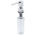 thumbnail image 2 of KBFmore 350 ml Square Stainless Steel Polished Chrome Finish Kitchen Soap or Lotion Dispenser with 360 Degree Swivel Spout, 2 of 9