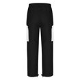 thumbnail image 6 of DeHolifer Men Pants Plus Size Solid Color Casual Outdoor Straight Leg Fitness Cargo Pants with Multiple Pockets White 3XL, 6 of 8