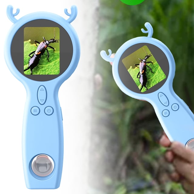 Kids Digital Microscope - Educational Digital Microscope, Eye-Protecting Screen, Comfortable Observation
