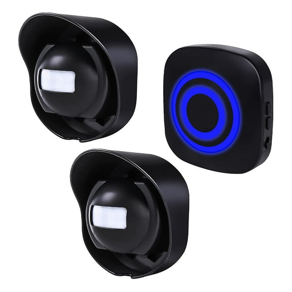Door and window alarm,38 Chimes 200m/ 656ft Use 1 Receiver Alarm 1 Alarm 656ft Indoor Driveway Alarm 2 S With Waterproof 200m/ 2 Indoor/ Property