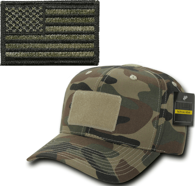 olive green american flag hat