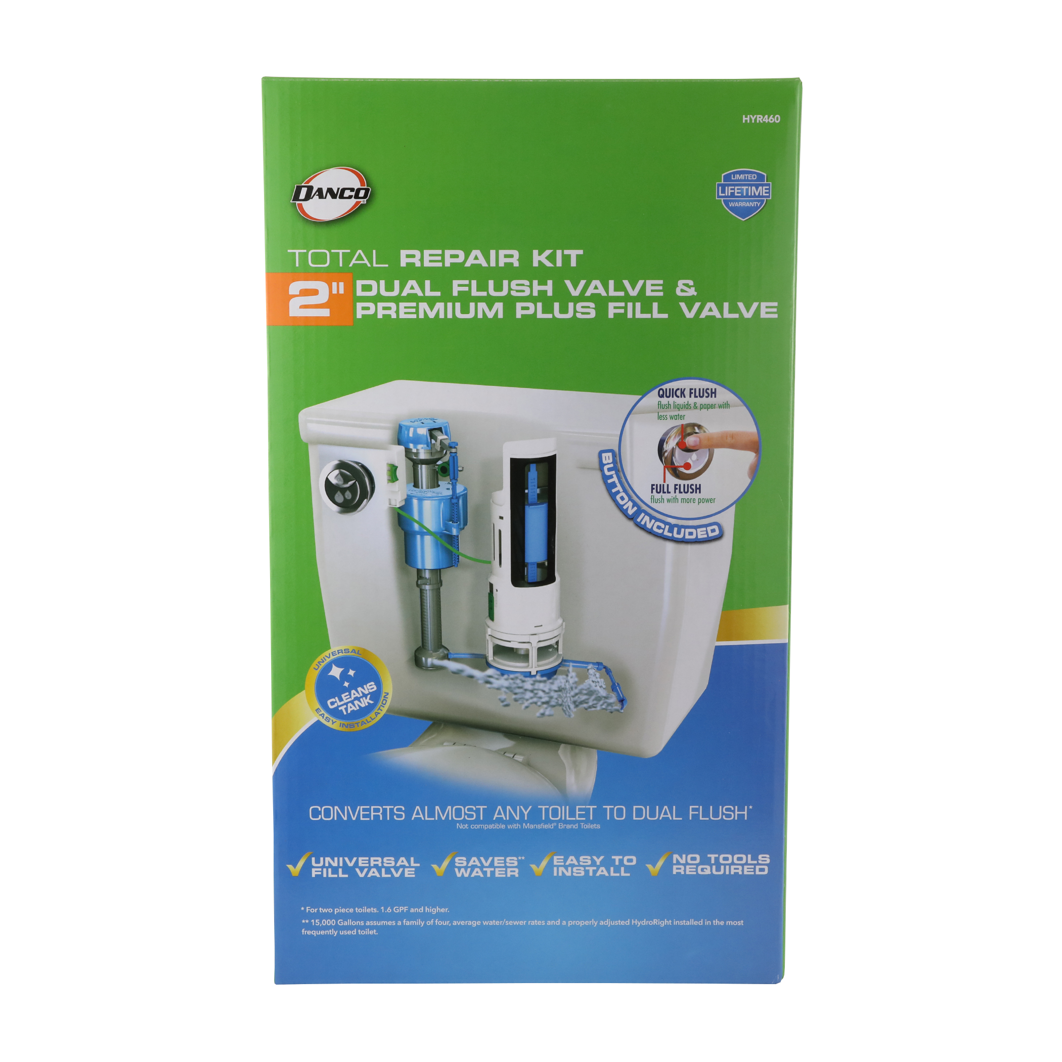 Danco HydroRight Dual Flush Toilet Repair Kit photo 2