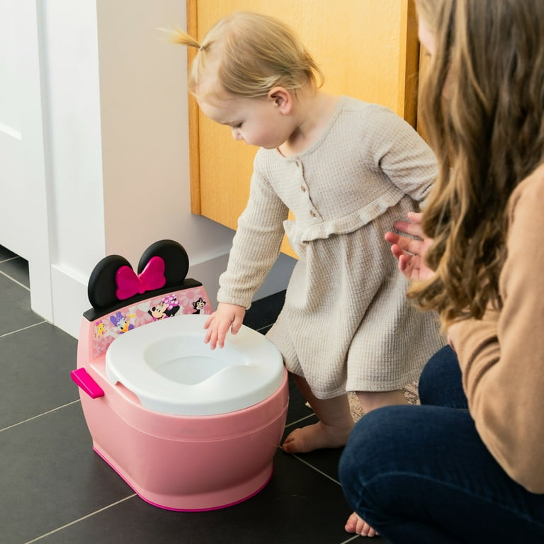 The First Years Disney Minnie Mouse 2 in 1 Potty Toddler Toilet Seat Walmart