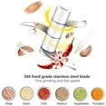 thumbnail image 4 of Electric Mini Food Chopper,Electric Garlic Processor,Mini Baby Supplementary Food Blender, Wireless Portable Waterproof Usb Charging Food Mixer, 4 of 5