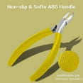 thumbnail image 3 of Less Steel Clippers For Thick Ngrown Toes, With Silic , Yellow, 3 of 5