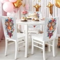 thumbnail image 4 of Decorative Chair Back Cover One Size x2 Chair Cover Dining Chair Slipcovers Chair Back Decoration Festival Chair Decoration Cartoon Color Tiger, 4 of 6
