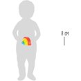thumbnail image 3 of Bloques de construcción de arco iris de madera de Small Foot (pequeños) - Los bebés aprenden patrones y colores de coordinación ojo-mano mientras desarrollan habilidades motoras finas - Juego educativ, 3 of 4