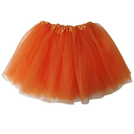 Tutu Skirt for Kids - Ballet Basic Tutu for Toddler or Little Girl, 3-Layer Tulle Chiffon, Ballet Recital Dress, Princess Party Outfit, Halloween Costume