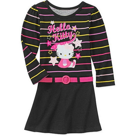Hello Kitty Baby Girls' Knit Belted Dress
