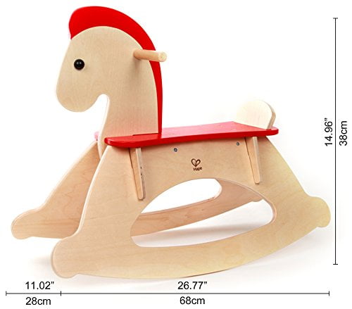 hape wooden rocking boat