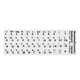 thumbnail image 1 of Pegatinas de letras impermeables y súper duraderas para teclado ruso, alfabeto, 1 of 1
