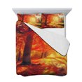 thumbnail image 7 of Fall Thanksgiving Twin Size Down Alternative Comforter, Lightweight Comforter Quilt Bedding Set with Pillow Shams Red Orange Sunrise Forest Autumn All Seasons Bed Comforter Duvet Insert 68"x86", 7 of 7
